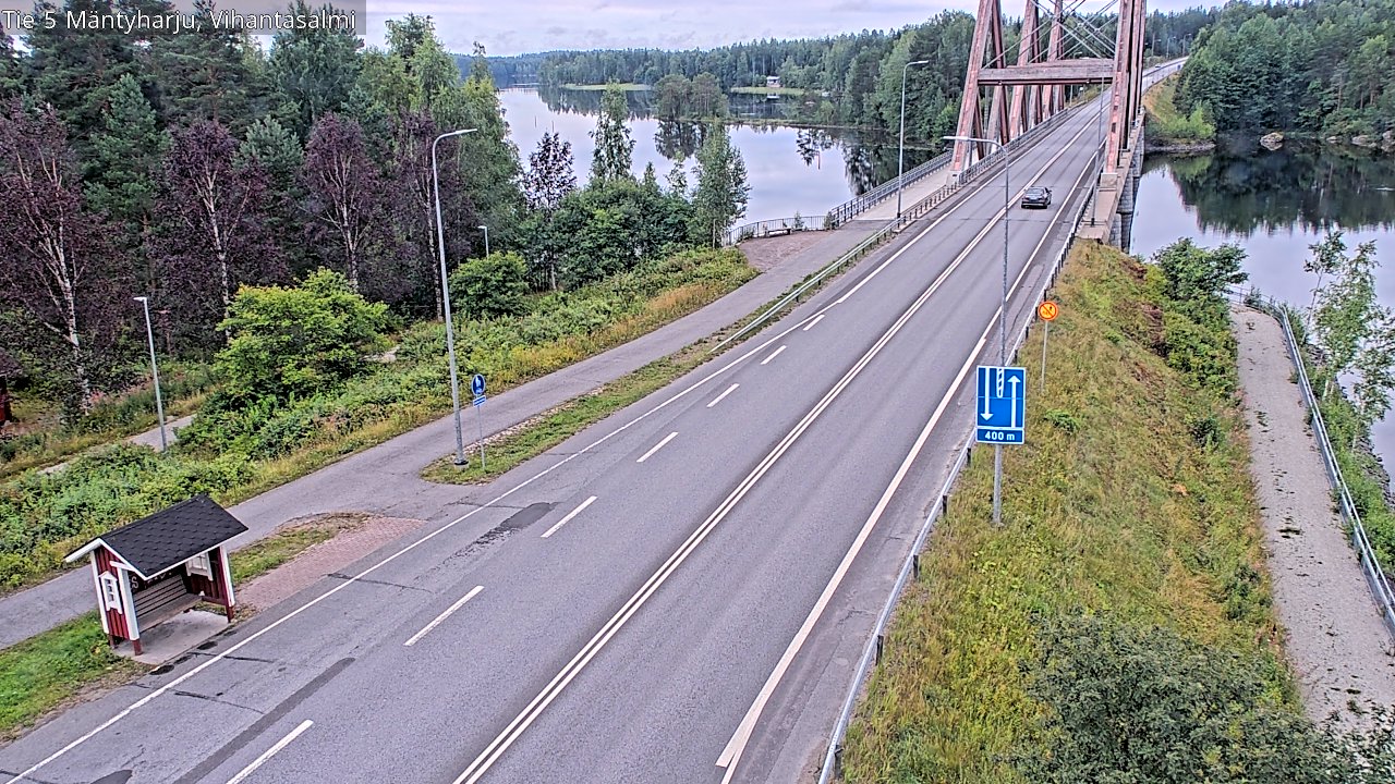Weather Camera Image Road 5 Mäntyharju, Vihantasalm, Mäntyharju, Etelä-Savo
