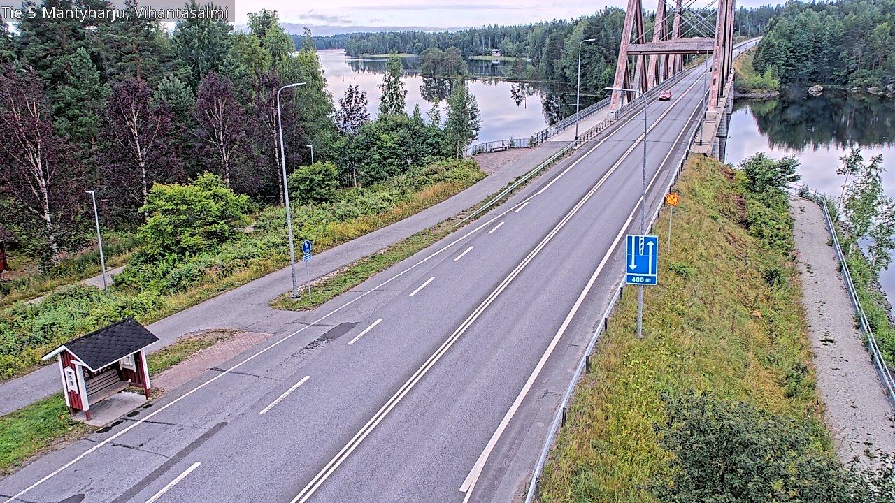 Weather Camera Image Road 5 Mäntyharju, Vihantasalm, Mäntyharju, Etelä-Savo
