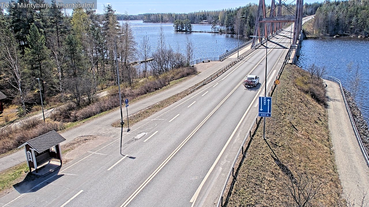Weather Camera Image Road 5 Mäntyharju, Vihantasalm, Mäntyharju, Etelä-Savo