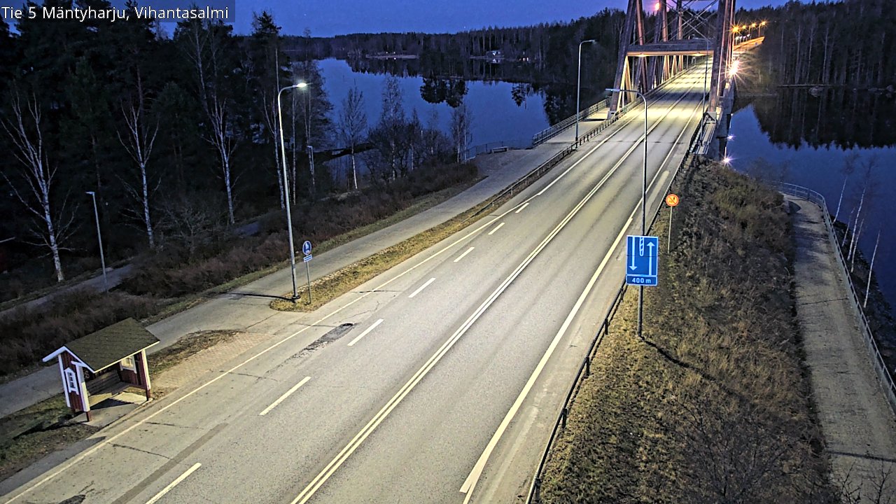 Weather Camera Image Road 5 Mäntyharju, Vihantasalm, Mäntyharju, Etelä-Savo