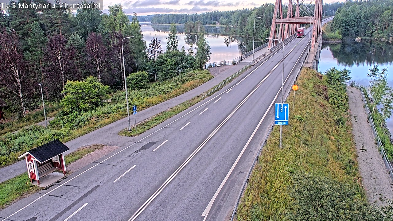 Weather Camera Image Road 5 Mäntyharju, Vihantasalm, Mäntyharju, Etelä-Savo