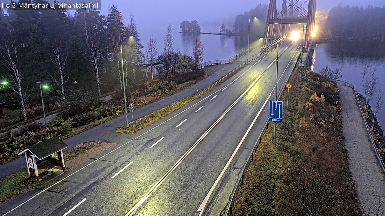 Kelikamerat Kuva Tie 5 Mäntyharju, Vihantasalmi, Mäntyharju, Etelä-Savo