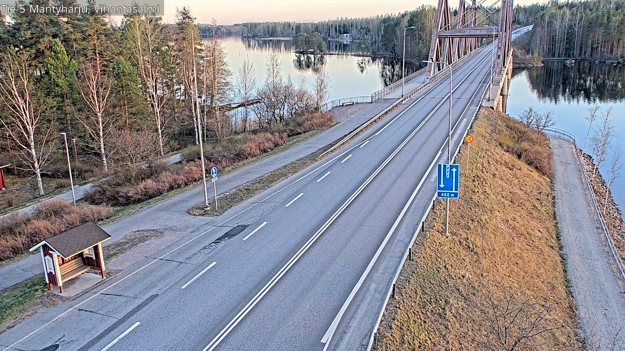 Weather Camera Image Road 5 Mäntyharju, Vihantasalm, Mäntyharju, Etelä-Savo