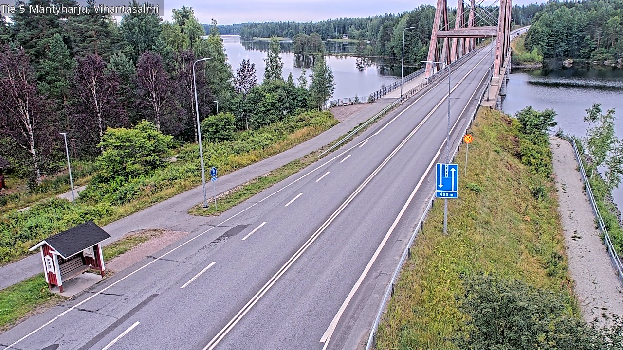 Weather Camera Image Road 5 Mäntyharju, Vihantasalm, Mäntyharju, Etelä-Savo