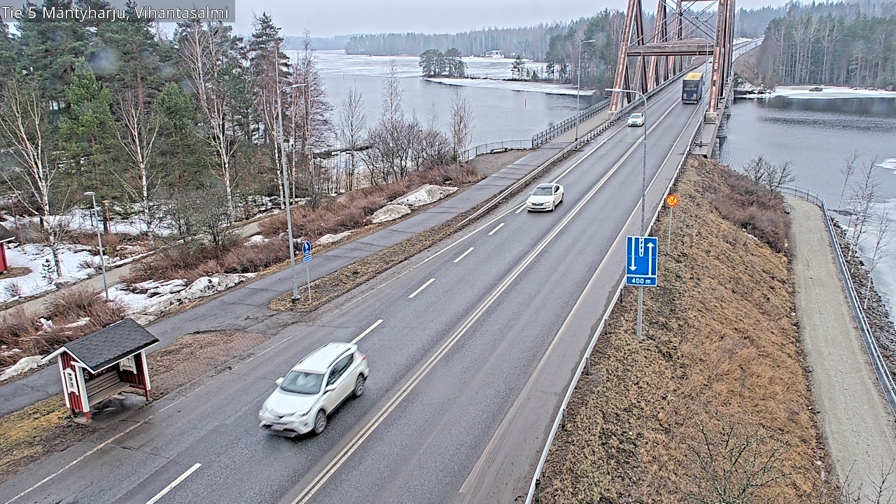 Weather Camera Image Road 5 Mäntyharju, Vihantasalm, Mäntyharju, Etelä-Savo
