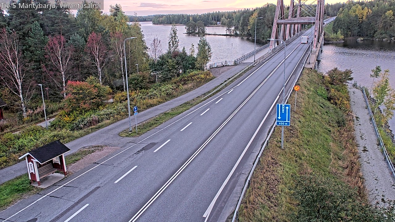 Weather Camera Image Road 5 Mäntyharju, Vihantasalm, Mäntyharju, Etelä-Savo