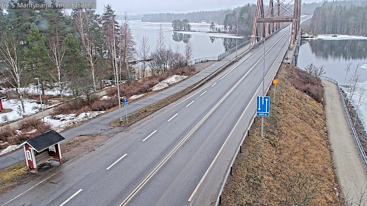 Weather Camera Image Road 5 Mäntyharju, Vihantasalm, Mäntyharju, Etelä-Savo