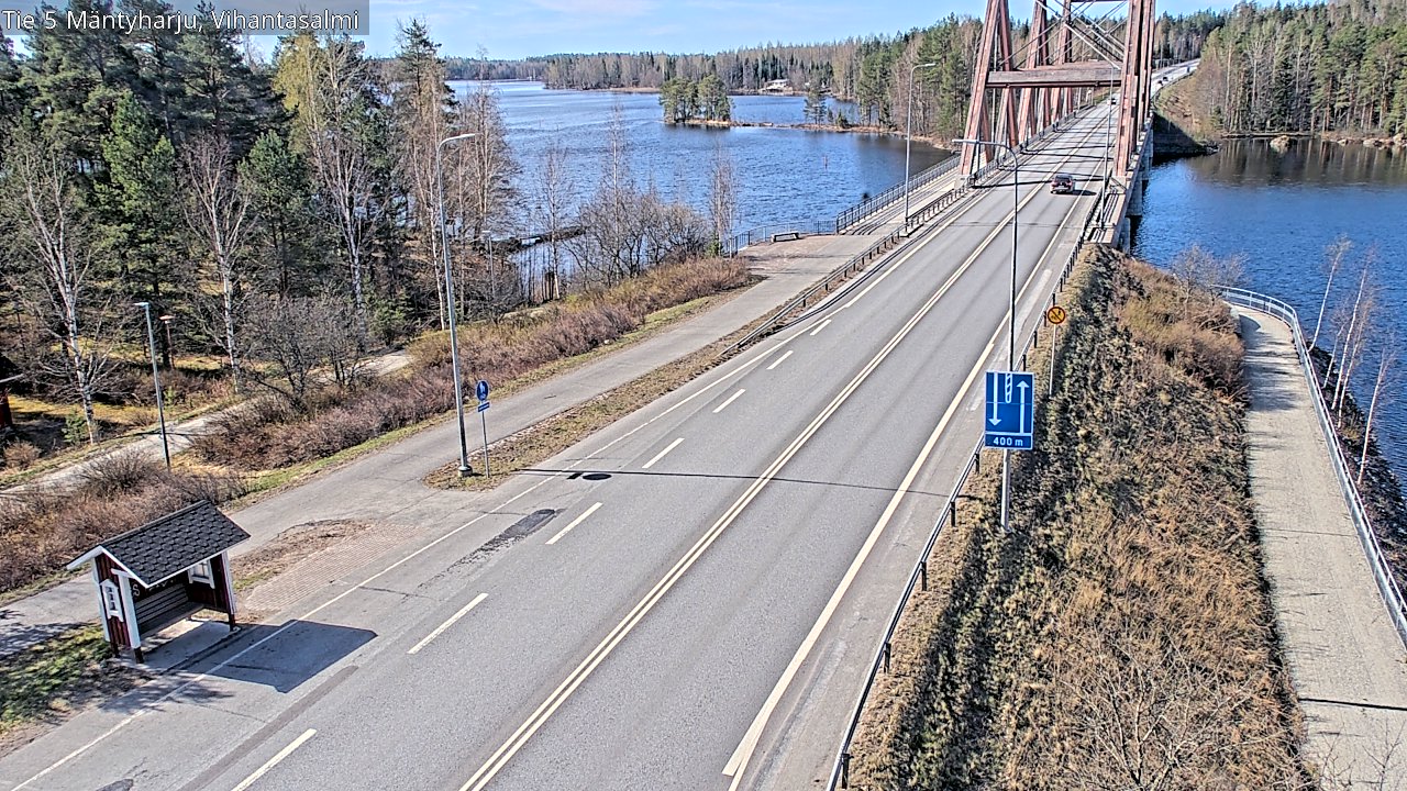 Weather Camera Image Road 5 Mäntyharju, Vihantasalm, Mäntyharju, Etelä-Savo