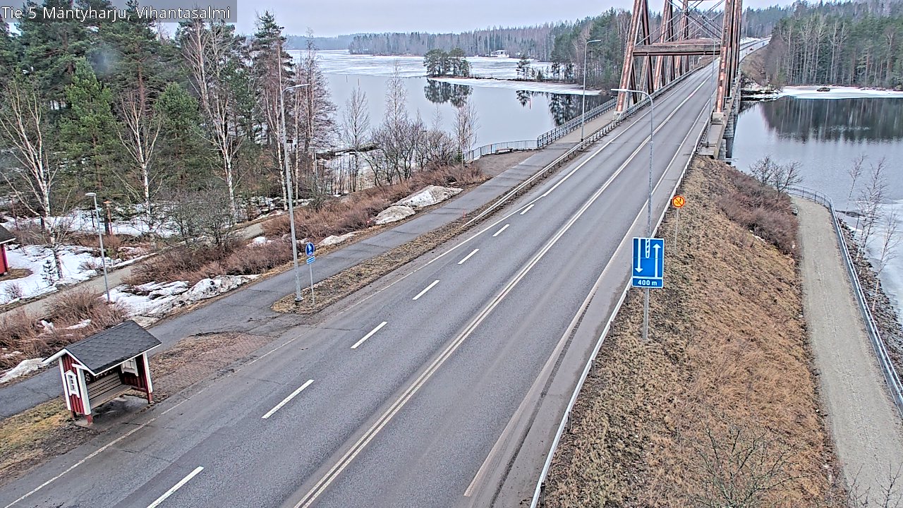Weather Camera Image Road 5 Mäntyharju, Vihantasalm, Mäntyharju, Etelä-Savo