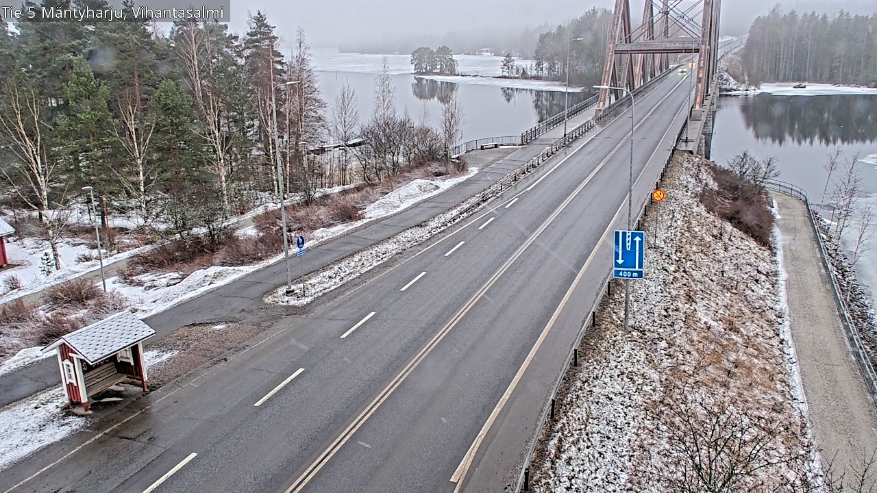 Weather Camera Image Road 5 Mäntyharju, Vihantasalm, Mäntyharju, Etelä-Savo