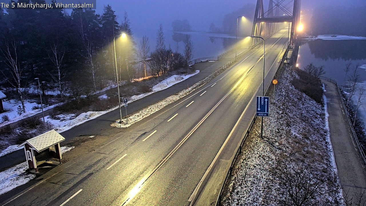 Weather Camera Image Road 5 Mäntyharju, Vihantasalm, Mäntyharju, Etelä-Savo