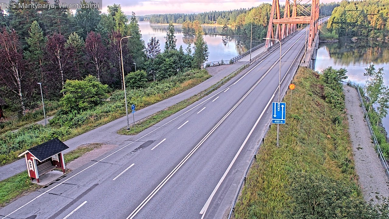 Weather Camera Image Road 5 Mäntyharju, Vihantasalm, Mäntyharju, Etelä-Savo