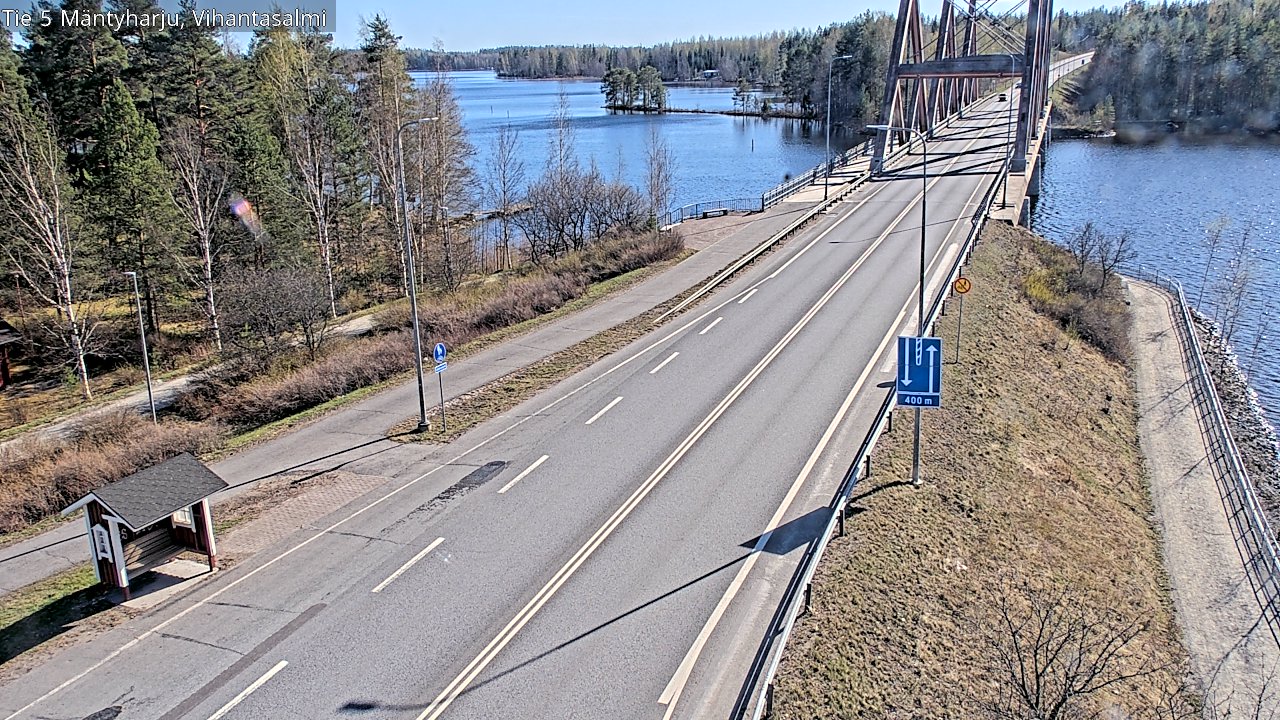 Weather Camera Image Road 5 Mäntyharju, Vihantasalm, Mäntyharju, Etelä-Savo