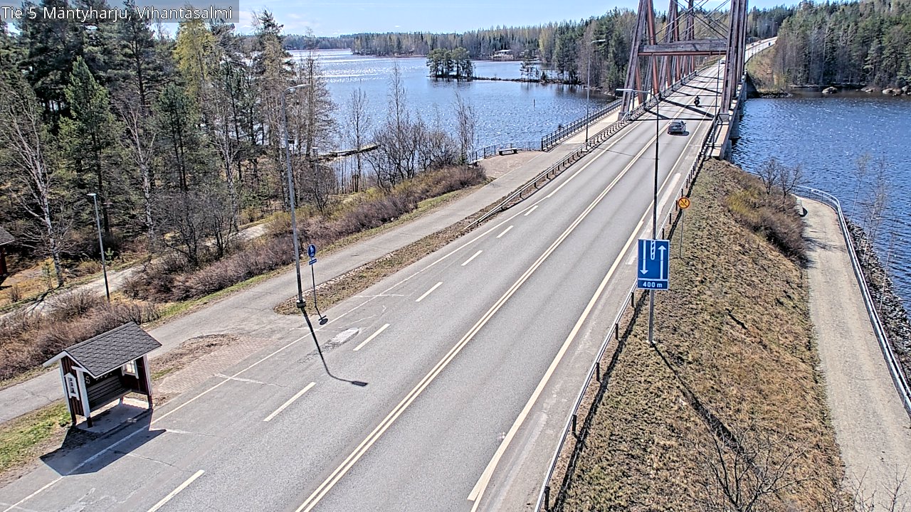 Weather Camera Image Road 5 Mäntyharju, Vihantasalm, Mäntyharju, Etelä-Savo