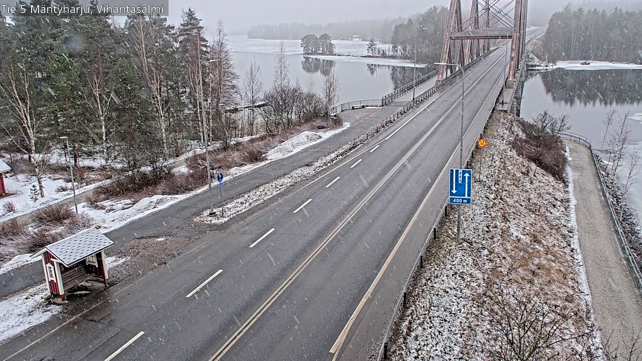 Weather Camera Image Road 5 Mäntyharju, Vihantasalm, Mäntyharju, Etelä-Savo