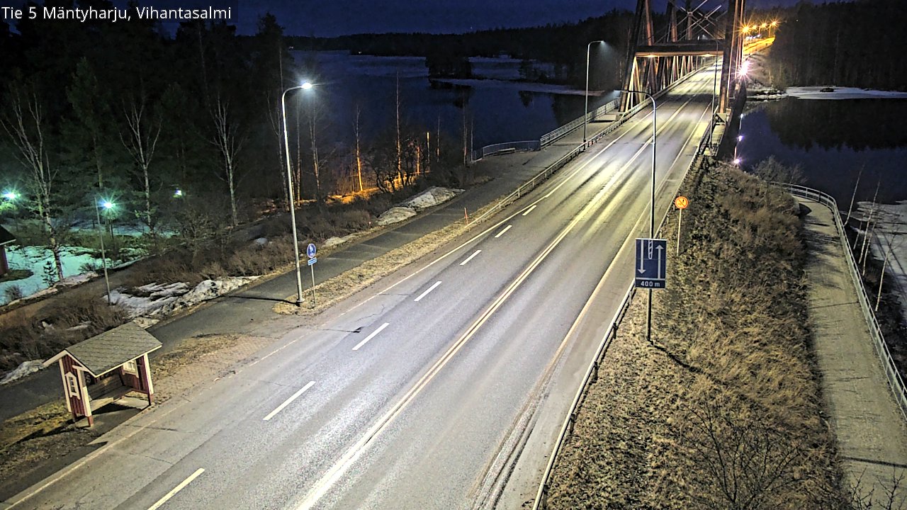 Weather Camera Image Road 5 Mäntyharju, Vihantasalm, Mäntyharju, Etelä-Savo