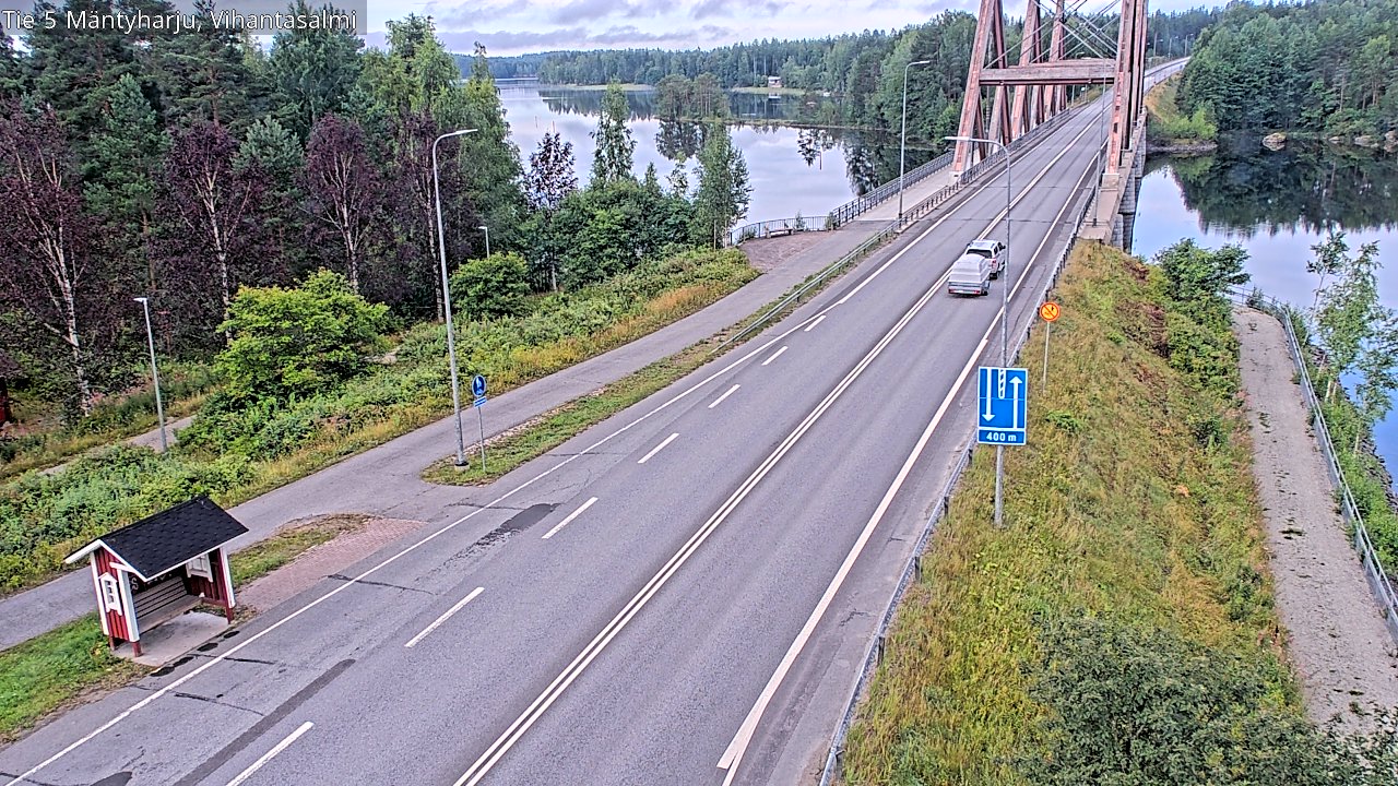 Weather Camera Image Road 5 Mäntyharju, Vihantasalm, Mäntyharju, Etelä-Savo
