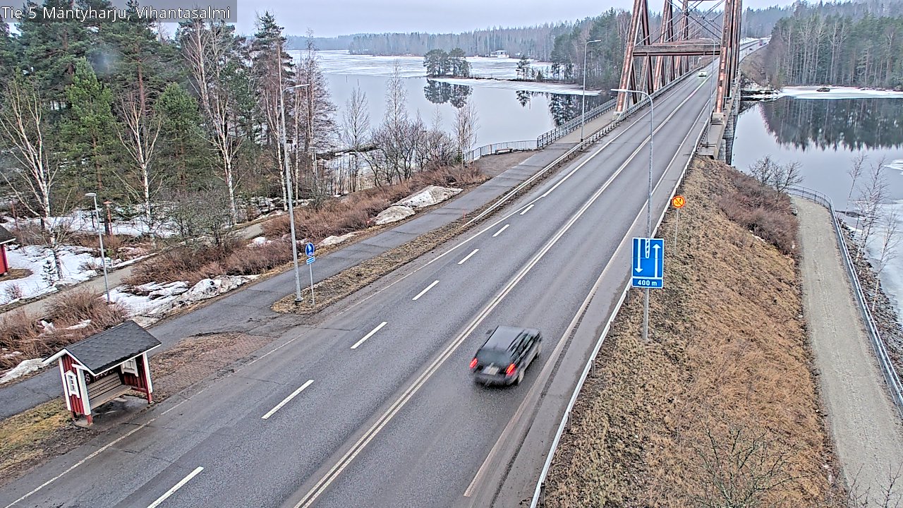 Weather Camera Image Road 5 Mäntyharju, Vihantasalm, Mäntyharju, Etelä-Savo