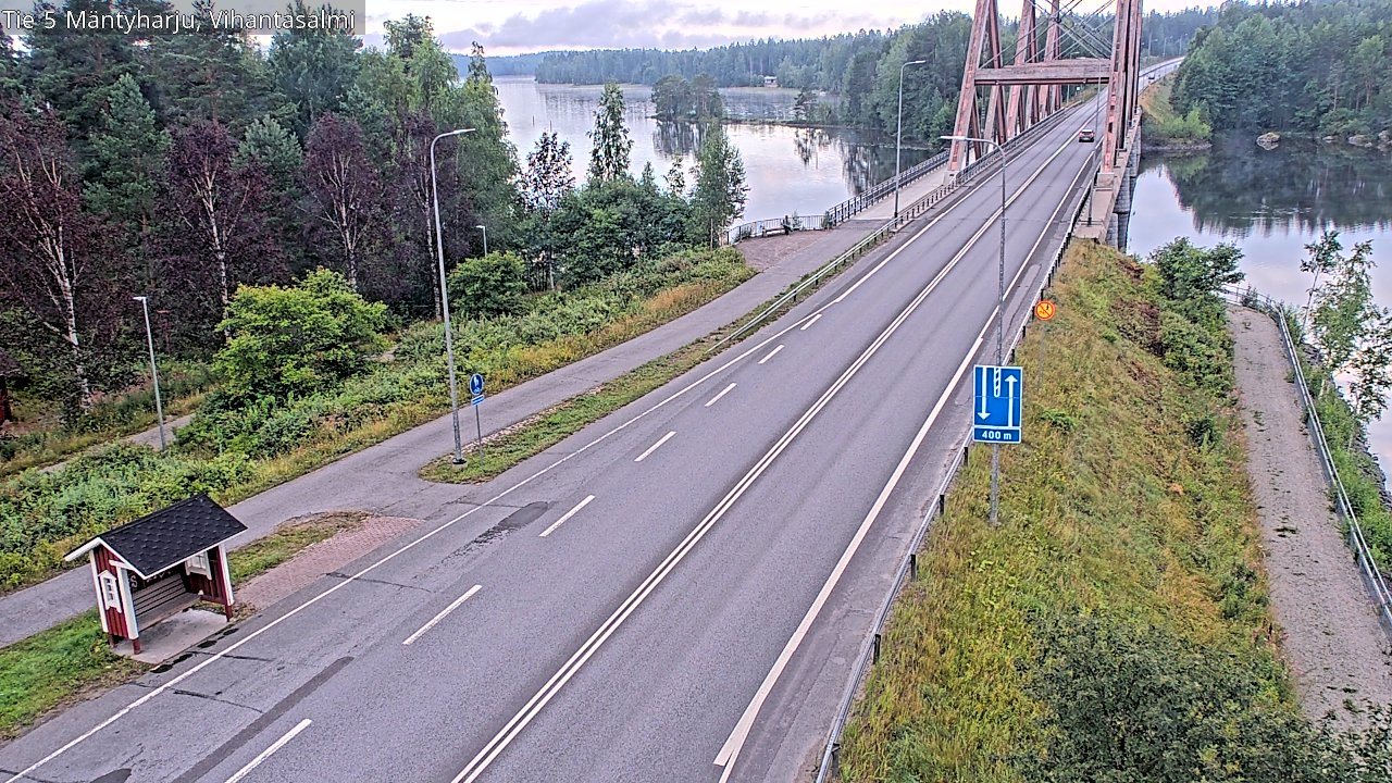 Weather Camera Image Road 5 Mäntyharju, Vihantasalm, Mäntyharju, Etelä-Savo