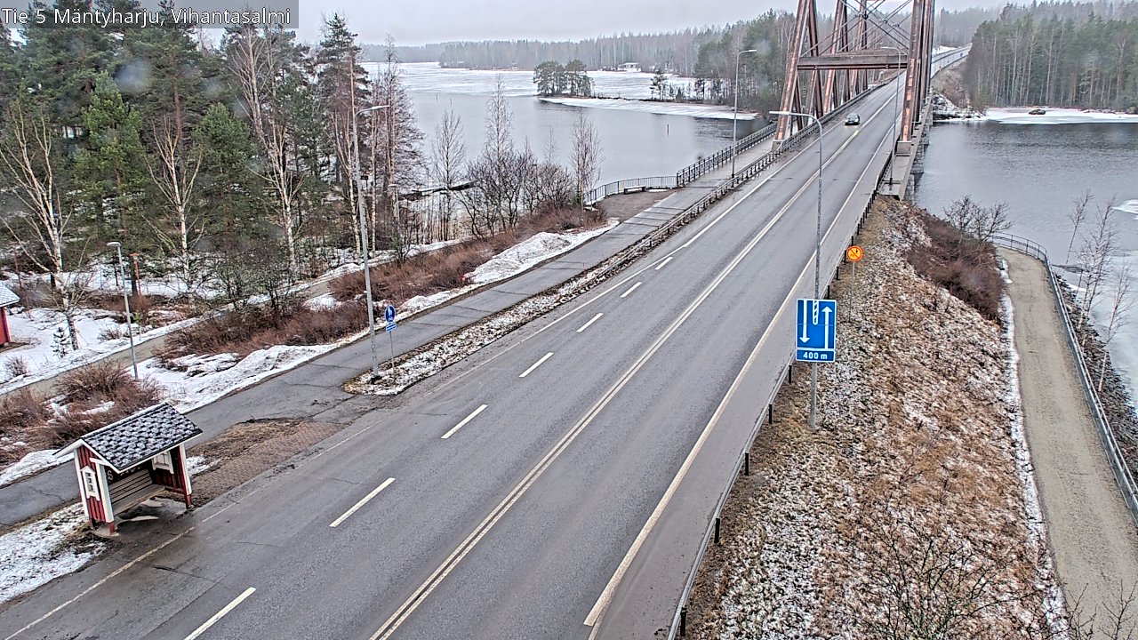 Weather Camera Image Road 5 Mäntyharju, Vihantasalm, Mäntyharju, Etelä-Savo
