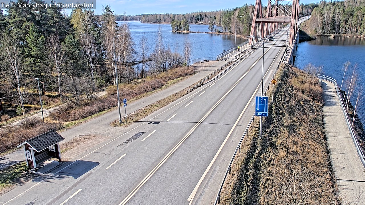 Weather Camera Image Road 5 Mäntyharju, Vihantasalm, Mäntyharju, Etelä-Savo