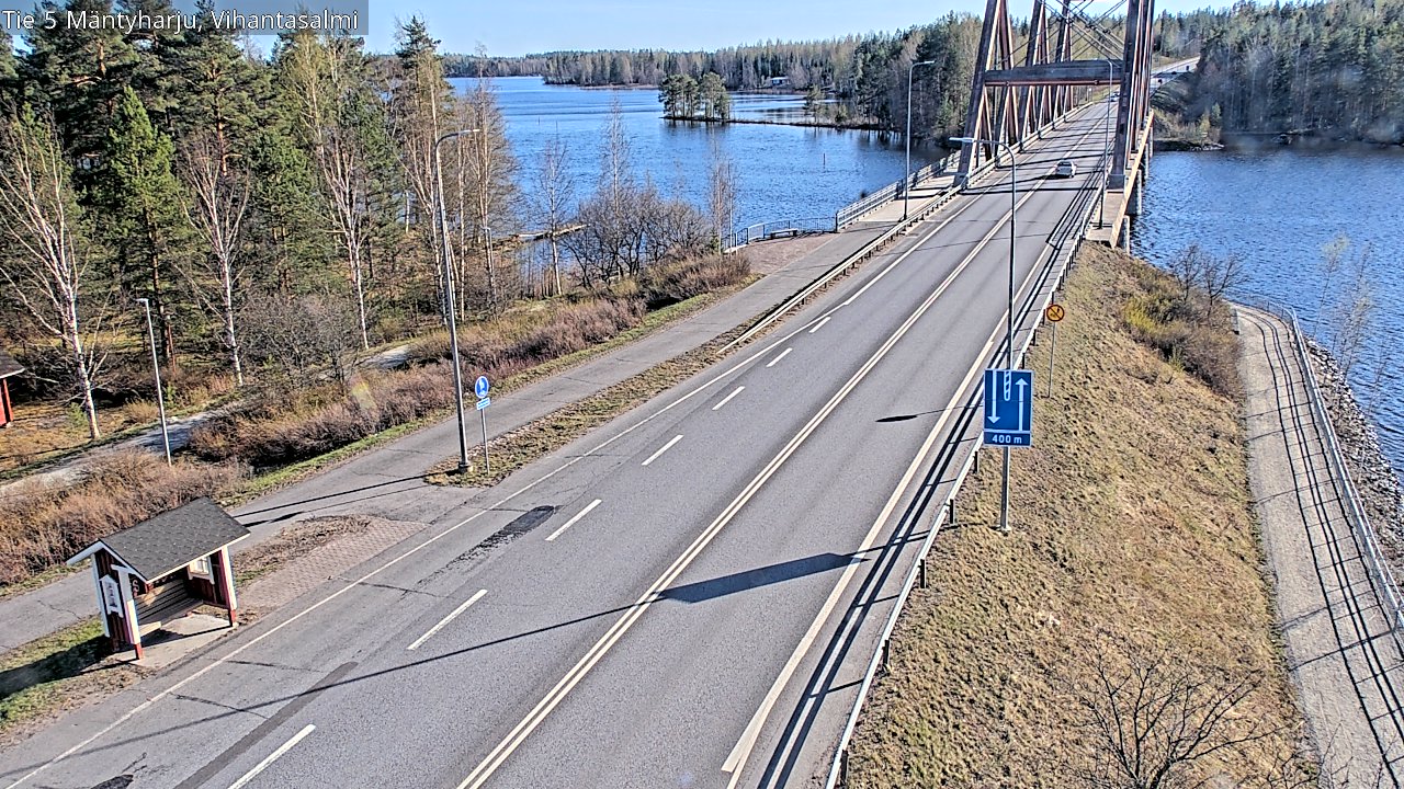 Weather Camera Image Road 5 Mäntyharju, Vihantasalm, Mäntyharju, Etelä-Savo