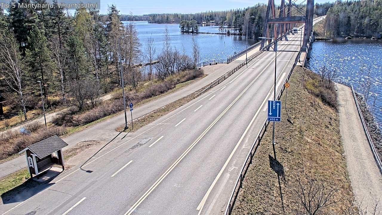 Weather Camera Image Road 5 Mäntyharju, Vihantasalm, Mäntyharju, Etelä-Savo