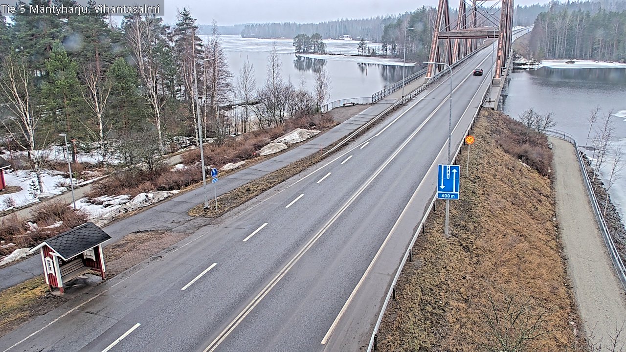 Weather Camera Image Road 5 Mäntyharju, Vihantasalm, Mäntyharju, Etelä-Savo