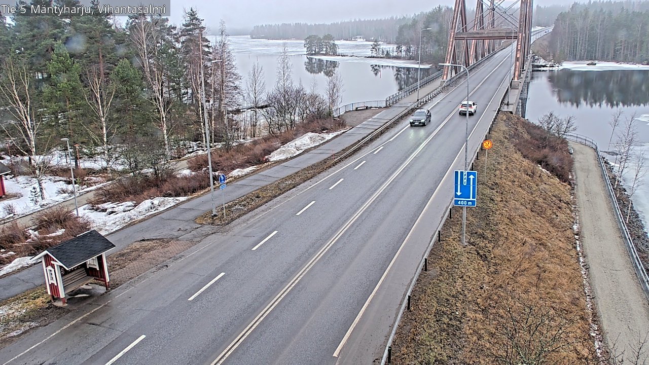 Weather Camera Image Road 5 Mäntyharju, Vihantasalm, Mäntyharju, Etelä-Savo