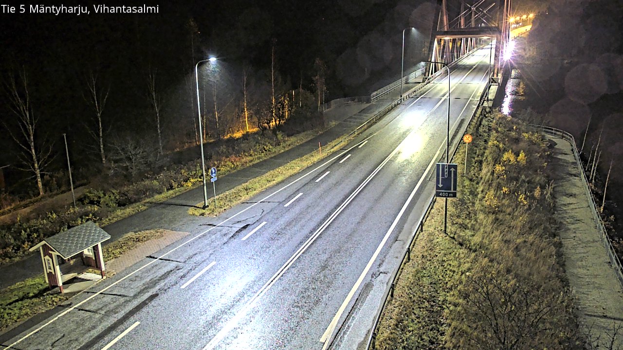 Weather Camera Image Road 5 Mäntyharju, Vihantasalm, Mäntyharju, Etelä-Savo