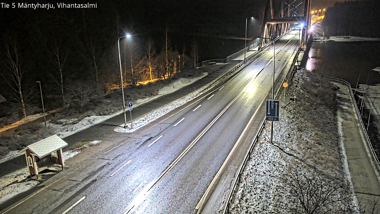 Weather Camera Image Road 5 Mäntyharju, Vihantasalm, Mäntyharju, Etelä-Savo