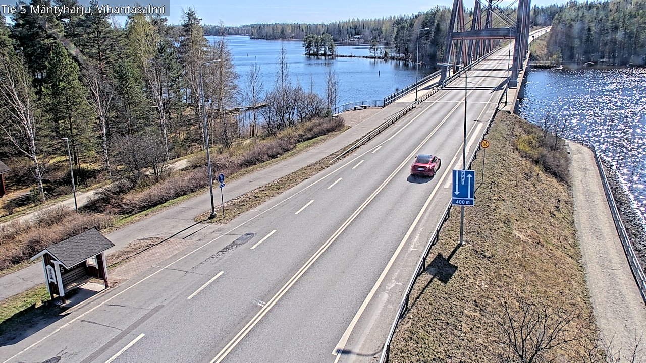 Weather Camera Image Road 5 Mäntyharju, Vihantasalm, Mäntyharju, Etelä-Savo