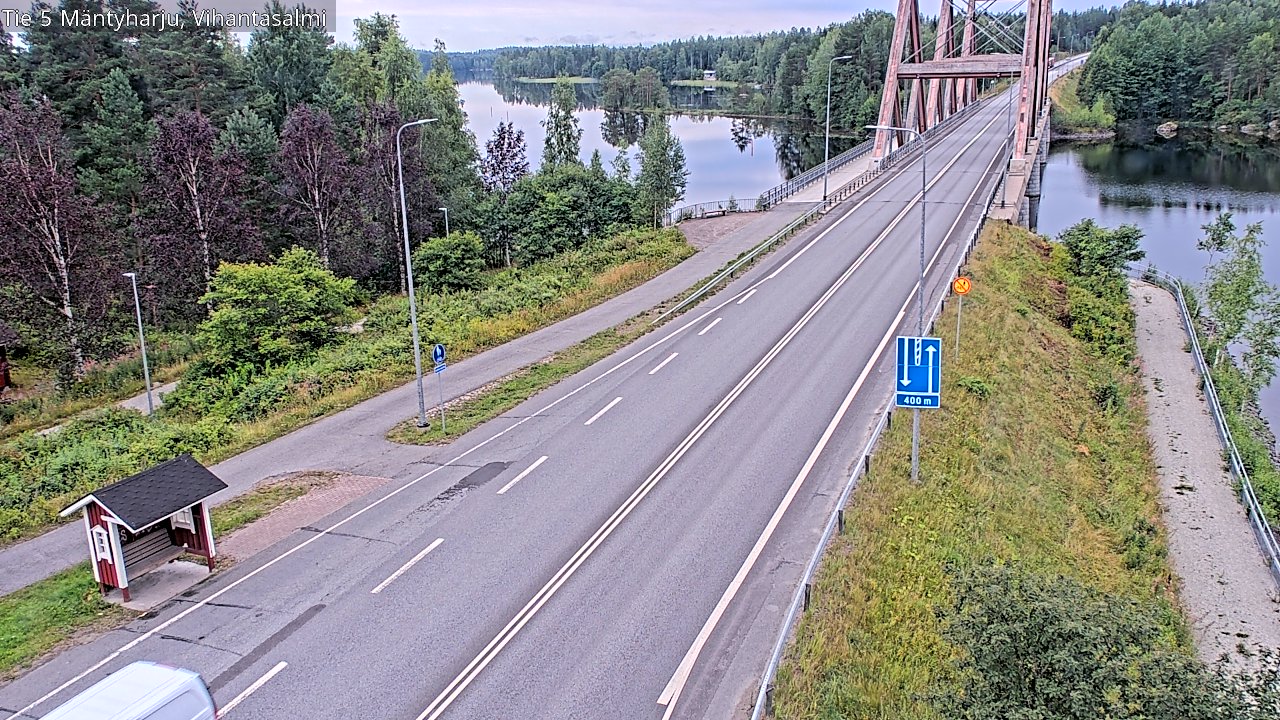 Weather Camera Image Road 5 Mäntyharju, Vihantasalm, Mäntyharju, Etelä-Savo