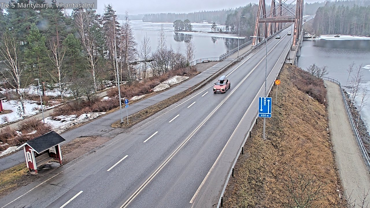Weather Camera Image Road 5 Mäntyharju, Vihantasalm, Mäntyharju, Etelä-Savo