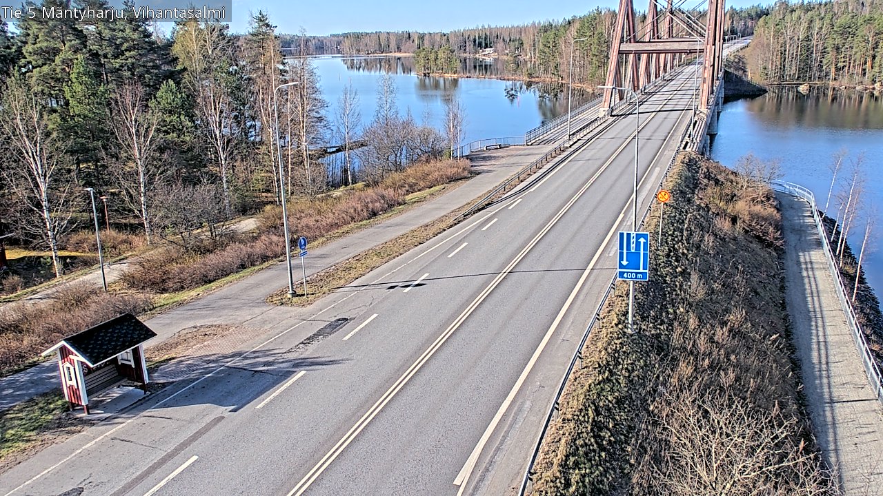 Weather Camera Image Road 5 Mäntyharju, Vihantasalm, Mäntyharju, Etelä-Savo