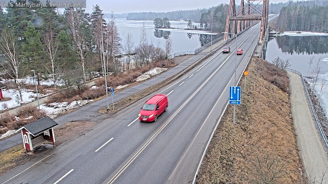 Weather Camera Image Road 5 Mäntyharju, Vihantasalm, Mäntyharju, Etelä-Savo
