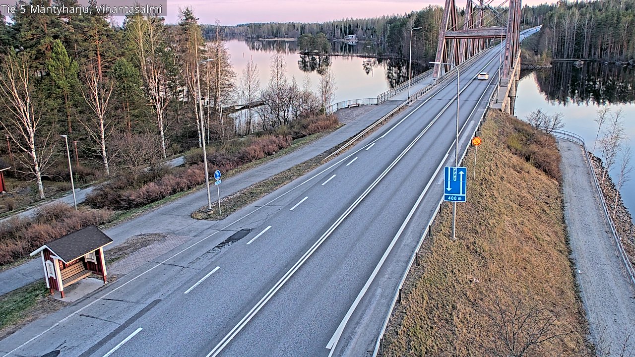Weather Camera Image Road 5 Mäntyharju, Vihantasalm, Mäntyharju, Etelä-Savo