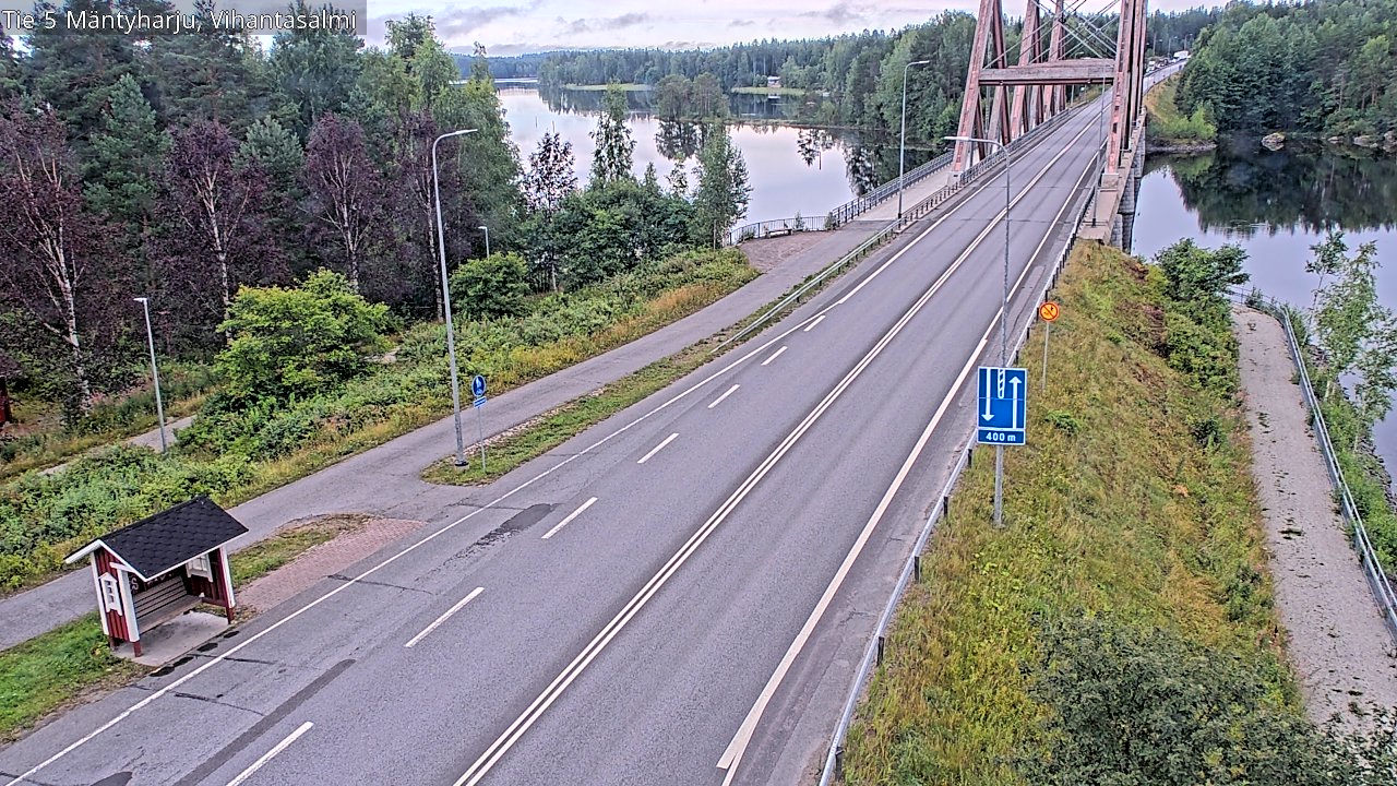 Weather Camera Image Road 5 Mäntyharju, Vihantasalm, Mäntyharju, Etelä-Savo
