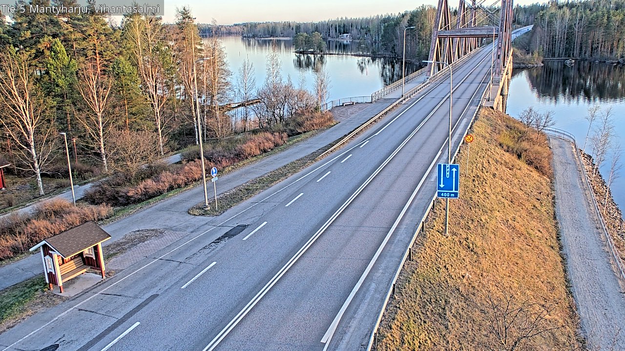 Weather Camera Image Road 5 Mäntyharju, Vihantasalm, Mäntyharju, Etelä-Savo