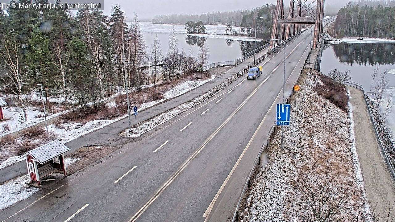 Weather Camera Image Road 5 Mäntyharju, Vihantasalm, Mäntyharju, Etelä-Savo