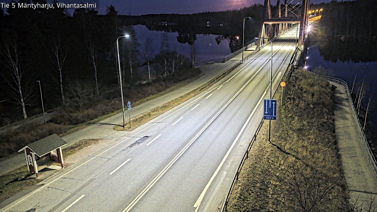 Weather Camera Image Road 5 Mäntyharju, Vihantasalm, Mäntyharju, Etelä-Savo