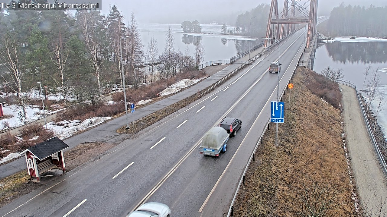 Weather Camera Image Road 5 Mäntyharju, Vihantasalm, Mäntyharju, Etelä-Savo