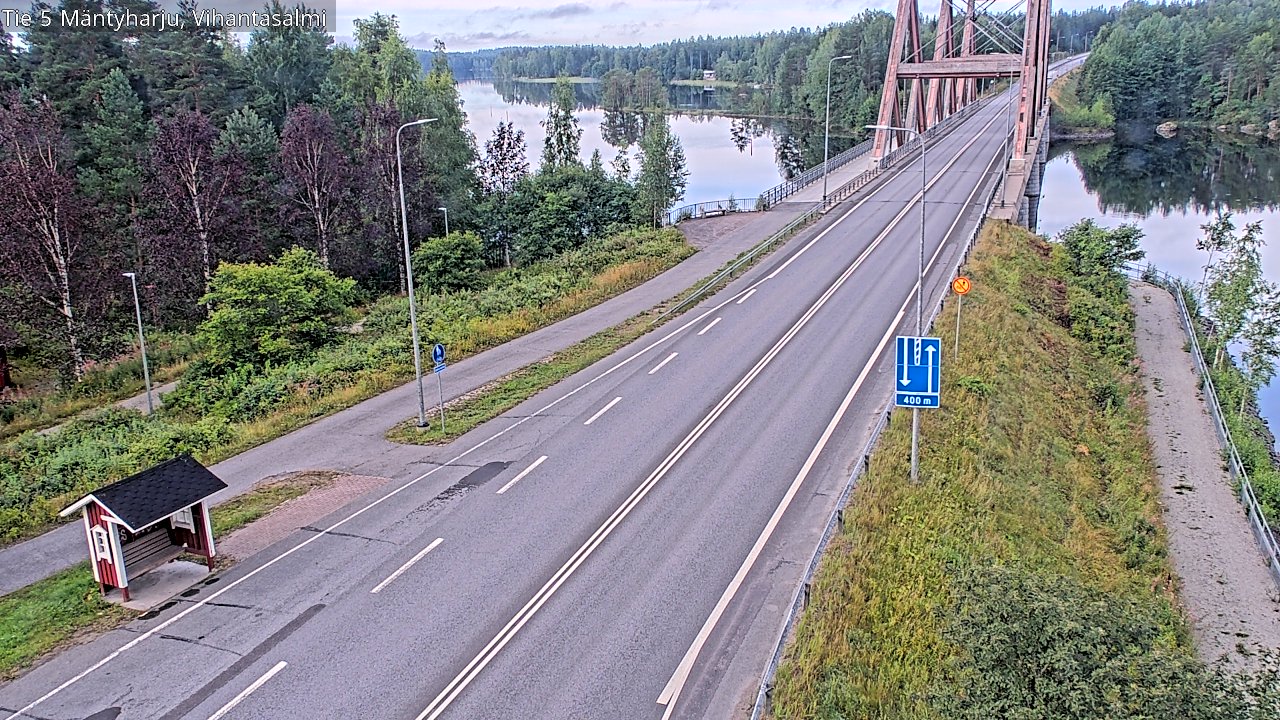 Weather Camera Image Road 5 Mäntyharju, Vihantasalm, Mäntyharju, Etelä-Savo