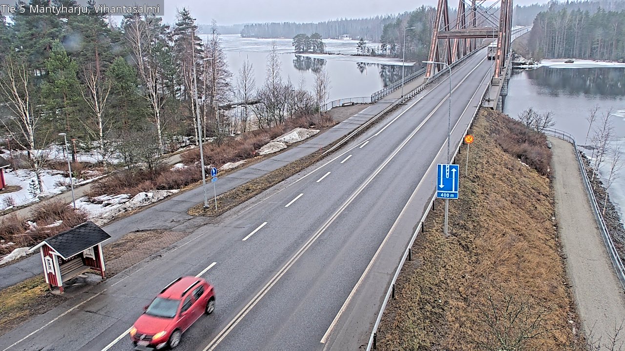 Weather Camera Image Road 5 Mäntyharju, Vihantasalm, Mäntyharju, Etelä-Savo