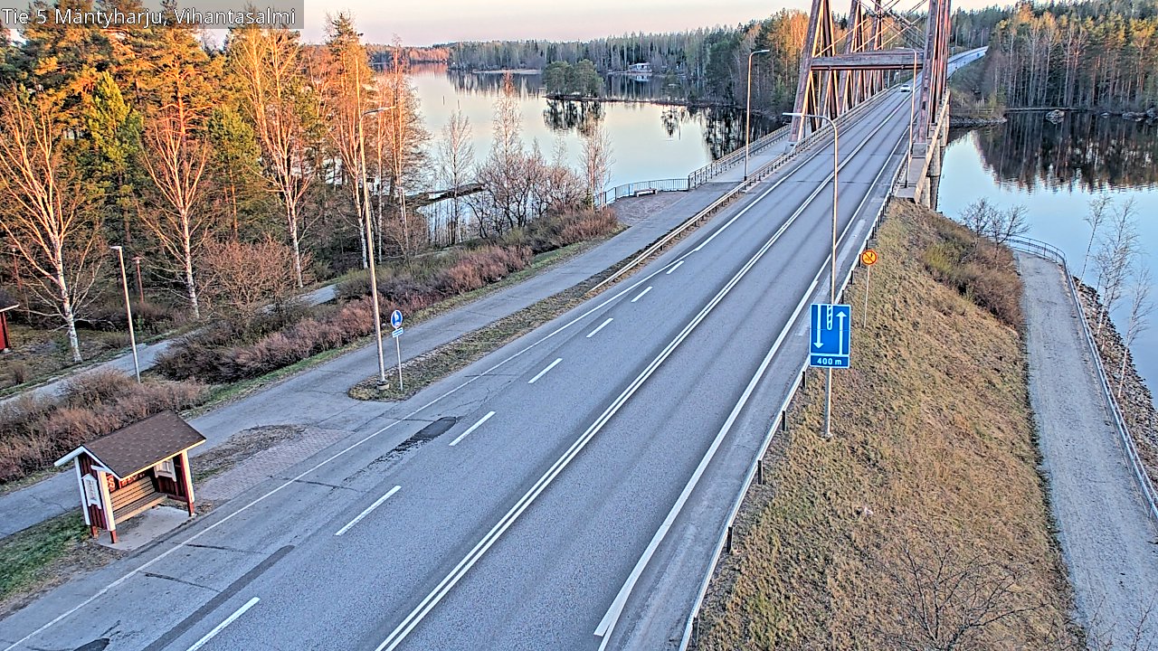 Weather Camera Image Road 5 Mäntyharju, Vihantasalm, Mäntyharju, Etelä-Savo