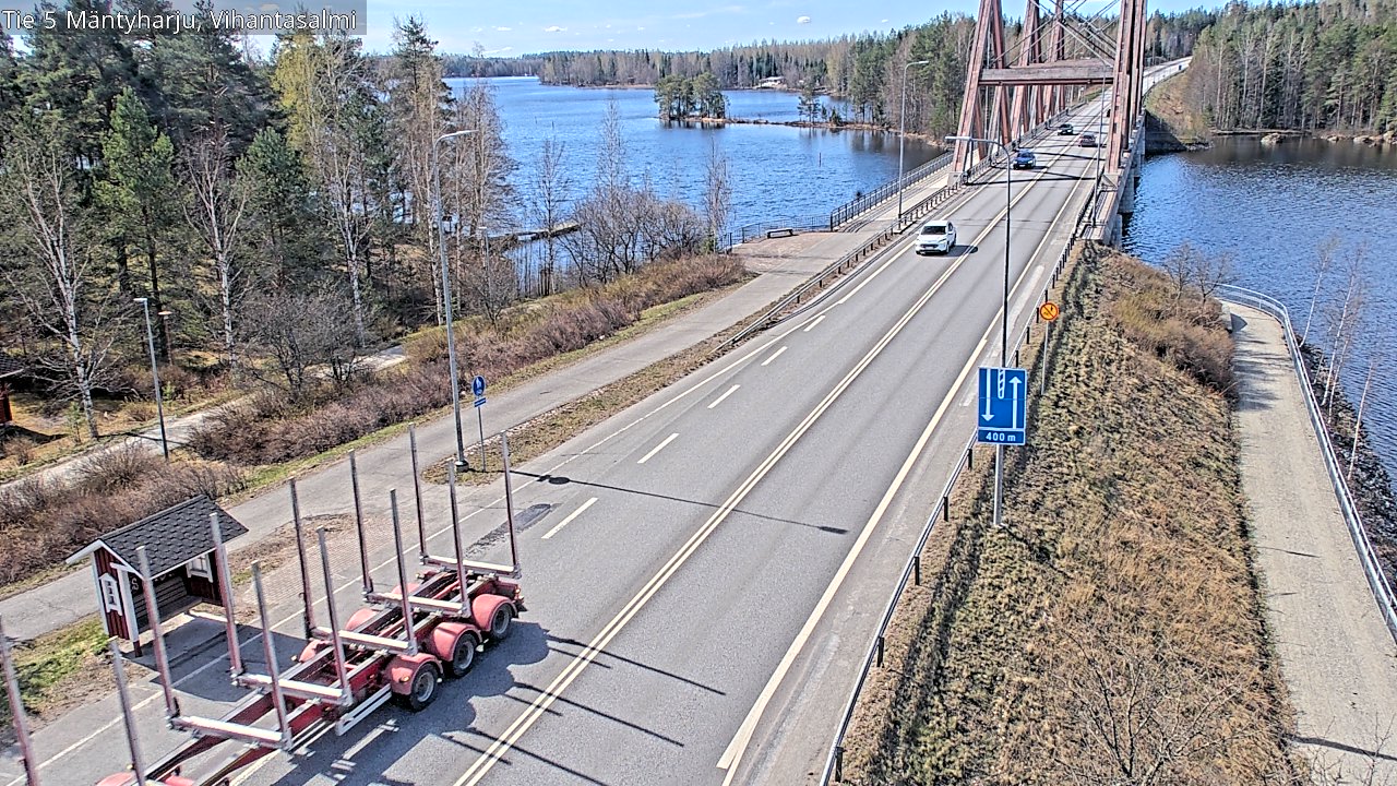 Weather Camera Image Road 5 Mäntyharju, Vihantasalm, Mäntyharju, Etelä-Savo