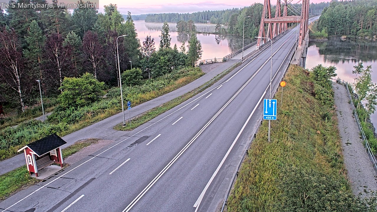 Weather Camera Image Road 5 Mäntyharju, Vihantasalm, Mäntyharju, Etelä-Savo