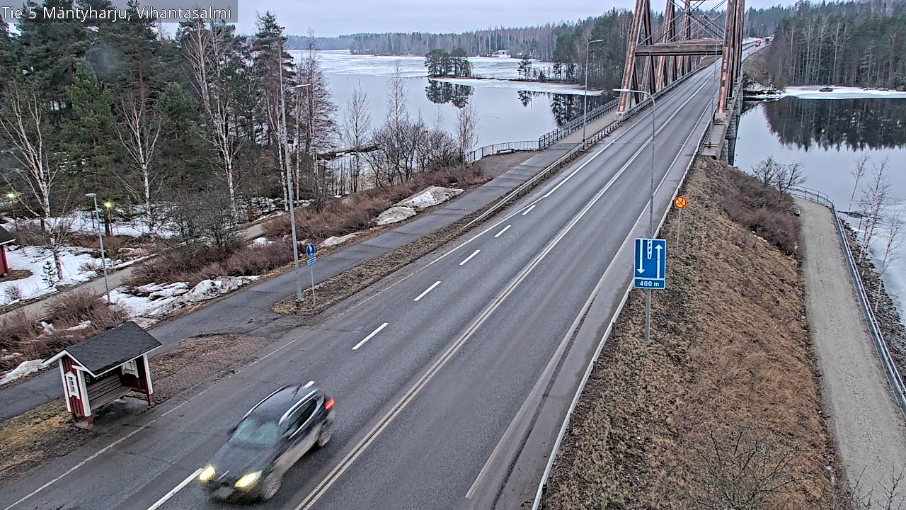 Weather Camera Image Road 5 Mäntyharju, Vihantasalm, Mäntyharju, Etelä-Savo