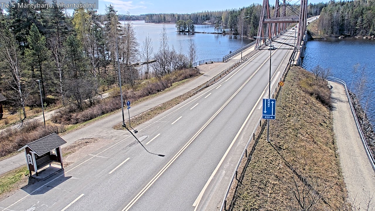 Weather Camera Image Road 5 Mäntyharju, Vihantasalm, Mäntyharju, Etelä-Savo