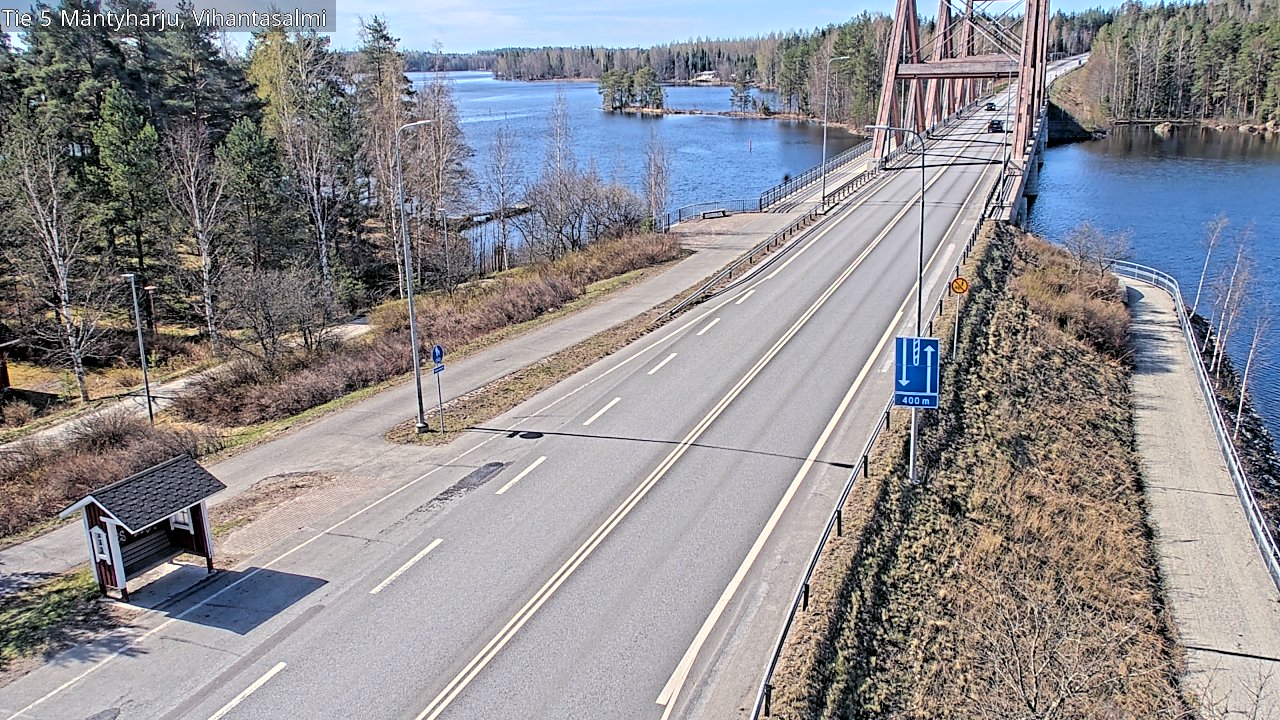 Weather Camera Image Road 5 Mäntyharju, Vihantasalm, Mäntyharju, Etelä-Savo
